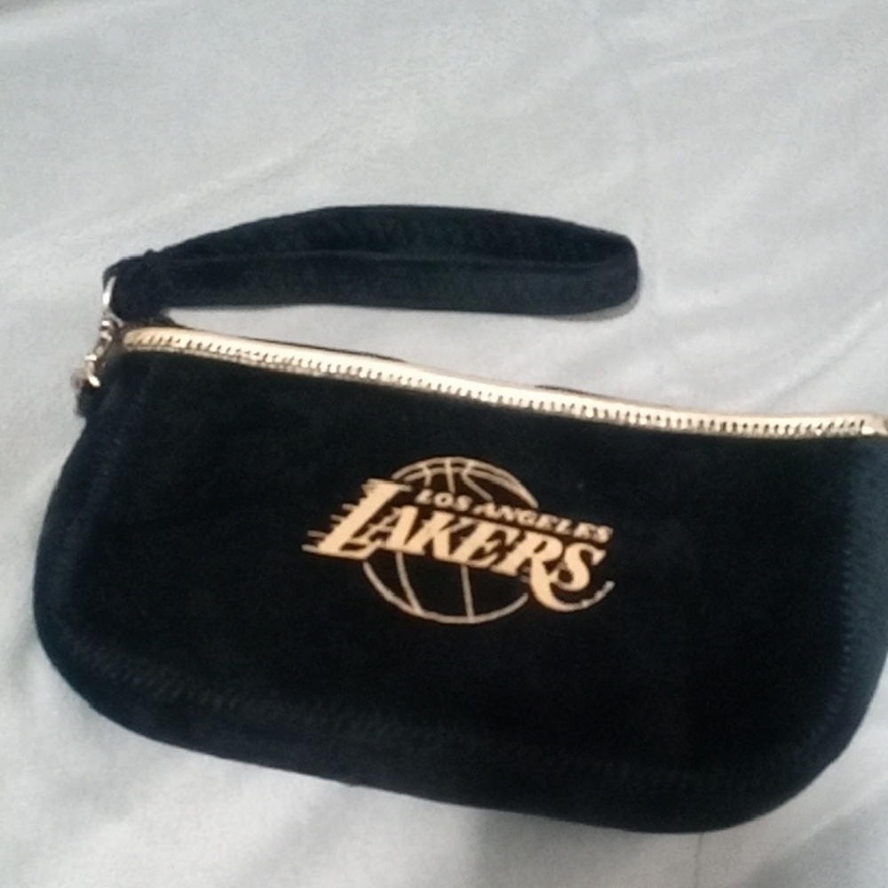 Los Angeles Lakers Black Wristlet